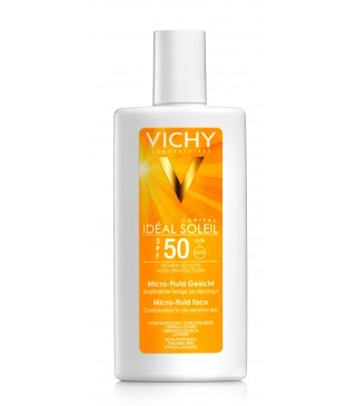 VICHY IDEAL SOLEIL תחליב פנים סוליי הגנה מהשמש וישי SPF50