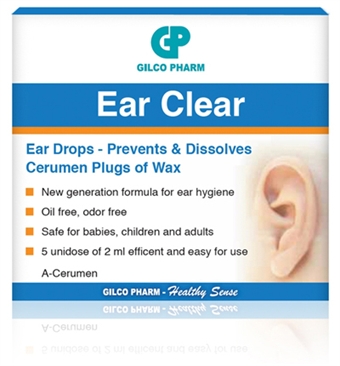 טיפות אוזניים איר קליר Ear Clear Drops