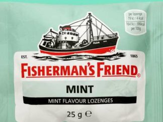 סוכריות מנטה חזקות Fisherman’s Friend מכיל רב כהליים