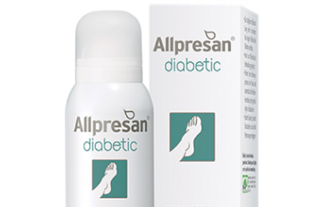 Allpresan – קרם קצף לכף רגל סוכרתית אלפרסן