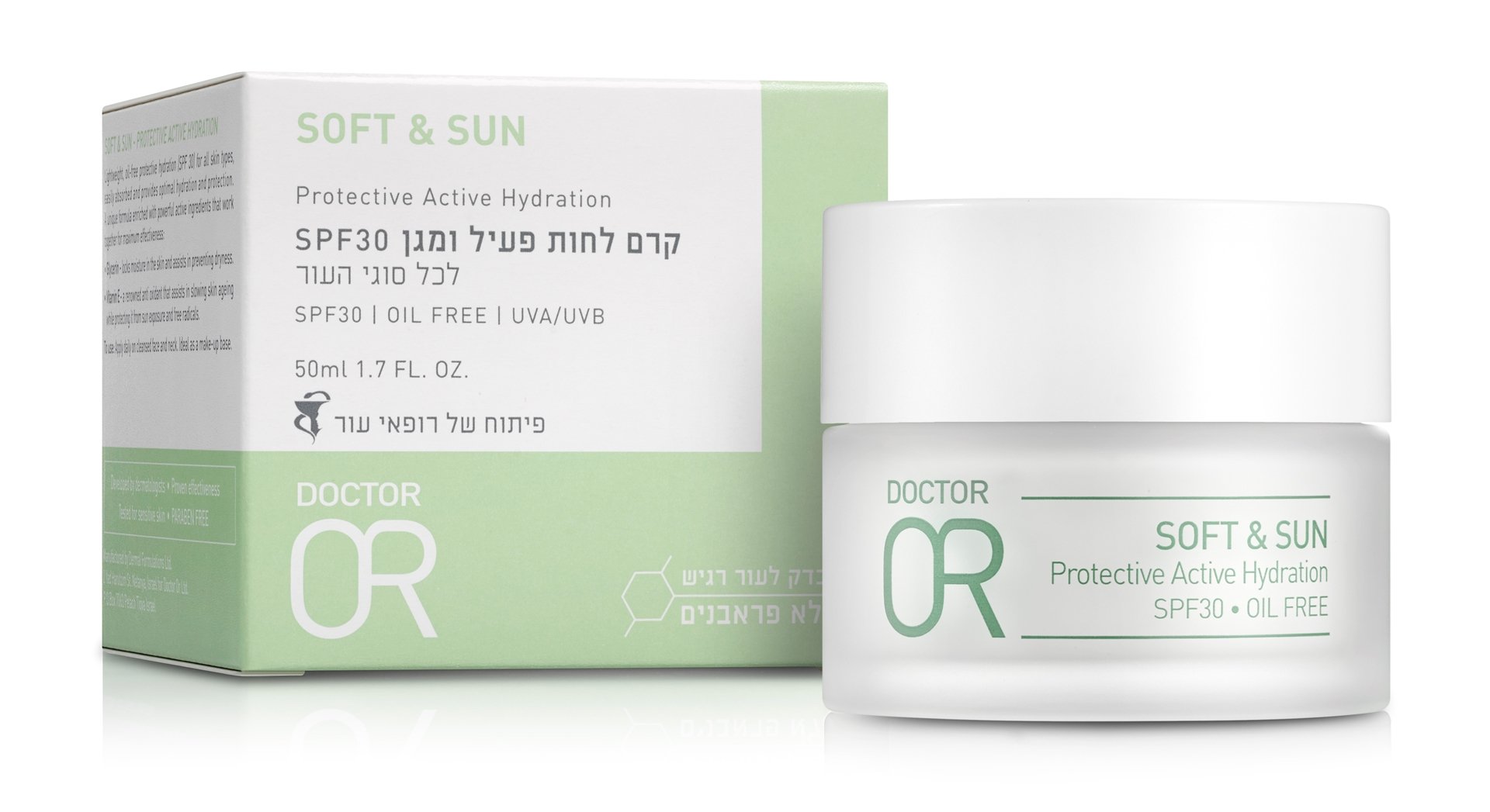 ד”ר עור סופט אנד סאן קרם לחות והגנה מהשמש Dr. Or Soft&Sun SPF30