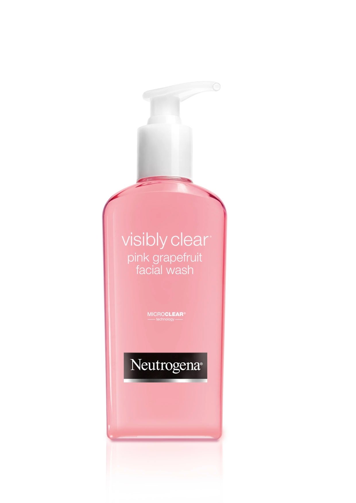 ניוטרוג’ינה ויזבלי קליר תרחיץ פנים בניחוח אשכולית ורודה Neutrogena Visibly Clear
