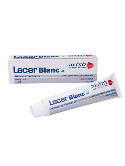 לאסר בלאנק משחת שיניים להלבנה Lacer Blanc Toothpaste