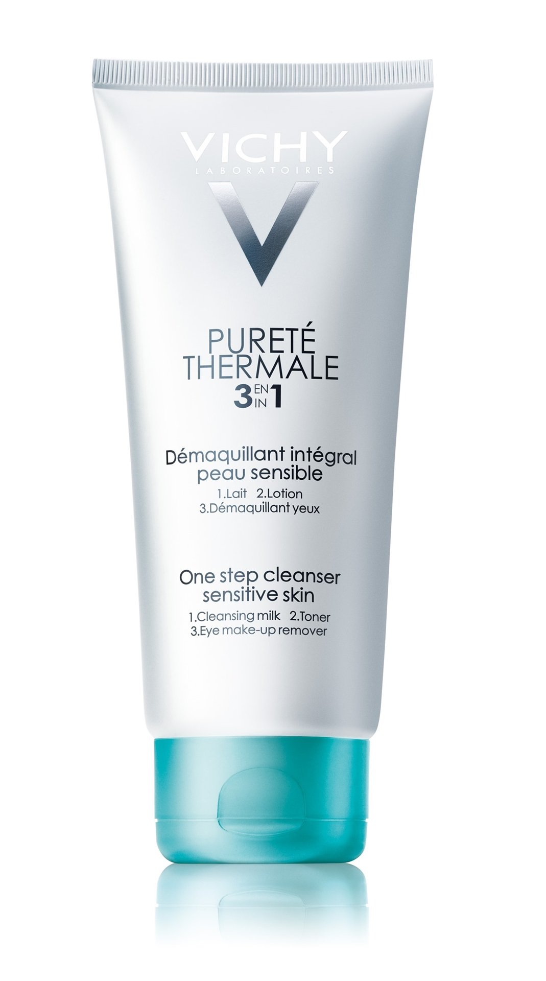 פיורטה טרמל אינטגרל וישי  תחליב לניקוי מושלם של הפנים והעיניים לכל סוגי העור Vichy Purete Thermale 3 In 1
