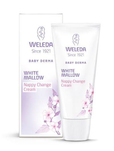וולדה בייבי דרמה קרם נטופית לבנה לאזור החיתול Weleda Baby Derma Nappy Change Cream