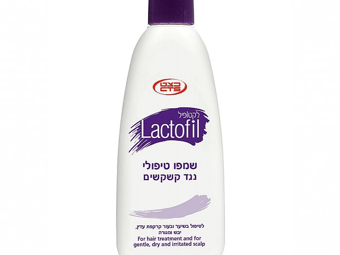 שמפו טיפולי נגד קשקשים לקטופיל כצט Lactofil