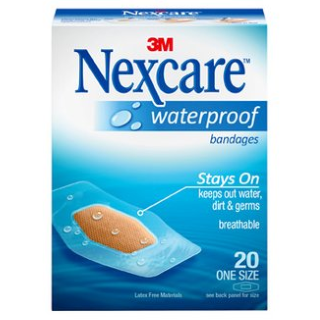 Nexcare פלסטר אטום ועמיד במים Waterproof Clear Protection