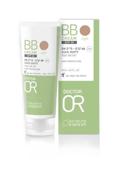 ד”ר עור BB קרם – מייק אפ ללחות והגנה +Dr. Or BB Cream SPF30