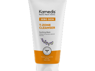 תרחיץ פנים טיפולי קמדיס לעור מגורה ואדמומי Sebo Skin T-zone Cleanser