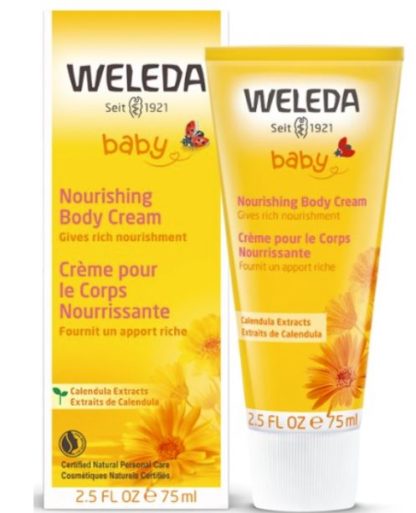 קרם לחות קלנדולה לגוף להזנה והגנה לעור הגוף וולדה בייבי Weleda Calendula Body Cream