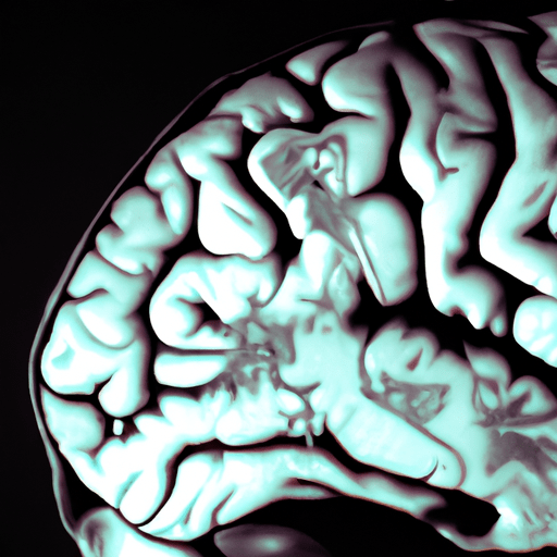 תמונת תקריב של מוח אנושי עם אזורים מודגשים הקשורים ליתרונות הקוגניטיביים של אבץ