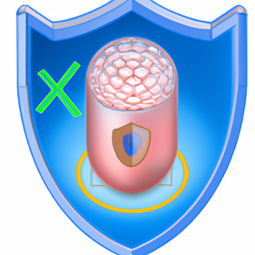 תא עם מגן, המייצג את התפקיד הפוטנציאלי של Q10 במניעה וטיפול בסרטן