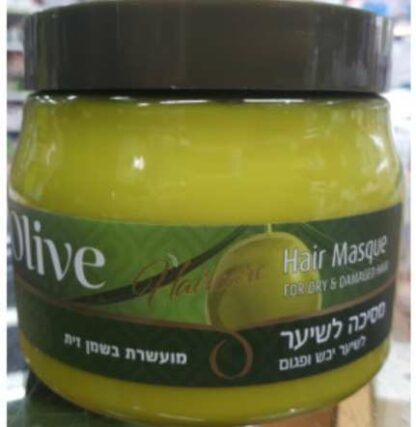 Olive מסכה לשיער פגום מועשרת בשמן זית אוליב 500 מל