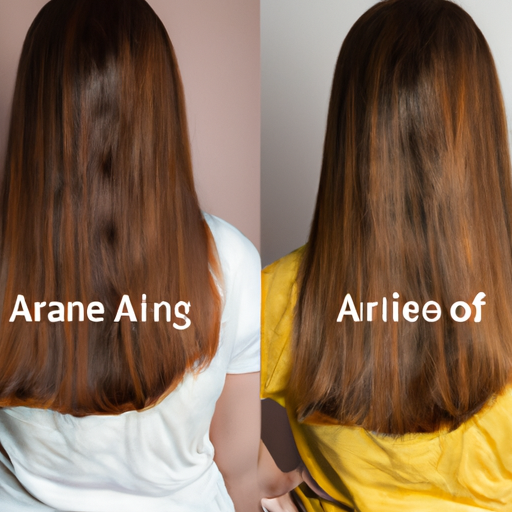5. תמונות לפני ואחרי של עור ושיער לאחר טיפול בשמן ארגן