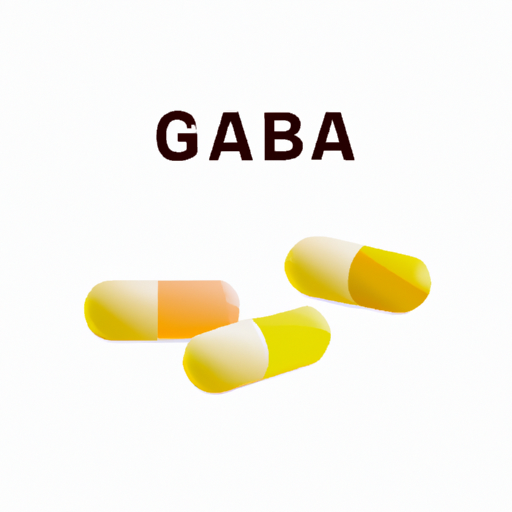 תמונה של תוספי תזונה GABA בצורת קפסולה.