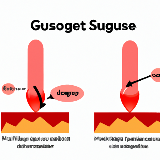 1. המחשה פשוטה המראה את עודף הגלוקוז בזרם הדם בהיפרגליקמיה