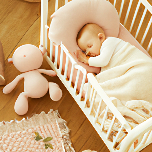 תמונה של תינוק ישן בבטחה בעריסה ללא שמיכות או צעצועים בסביבה.