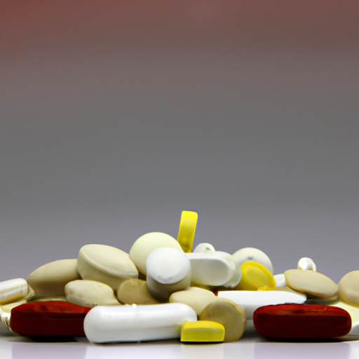 תמונה של מגוון תרופות כדי לייצג אינטראקציות אפשריות עם גלוקוזאמין