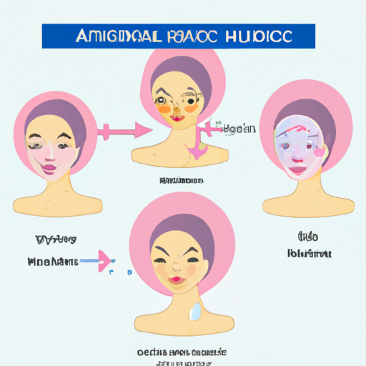 3. אינפוגרפיקה המראה את סוגי העור השונים וכיצד חומצה היאלורונית יכולה להשפיע על כל אחד מהם.